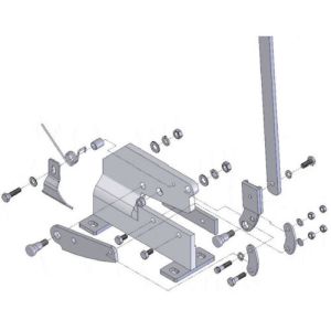 トラスコ中山 TRUSCO P-2用六角ボルト3 P2003