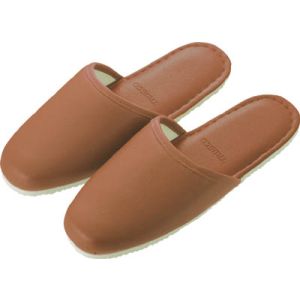 トラスコ TRUSCO トラスコ ビニールスリッパ ブラウン 1足 V-4807