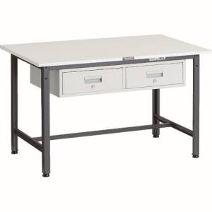 トラスコ TRUSCO トラスコ RAE-1200FL2 DG RAE型作業台 1200X750XH740 2列引出し付 DG色 TRUSCO メーカー直送 代引不可 北海道 沖縄 離島不可