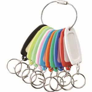 トラスコ TRUSCO トラスコ TNHR-10 名札リングホルダー ハードタイプ TRUSCO 