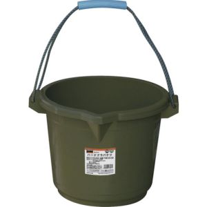 トラスコ TRUSCO トラスコ THB-20-OD ハードプラバケツ 20L OD色 TRUSCO