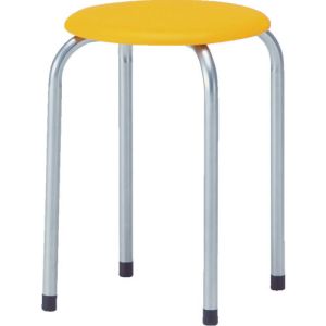 トラスコ TRUSCO トラスコ 丸イス 塗装脚 Φ320×H445 オレンジ TMSP-OR