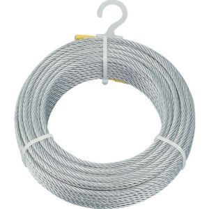 トラスコ TRUSCO トラスコ CWM-2S50 メッキ付ワイヤロープ Φ2mm×50m TRUSCO