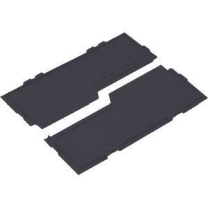 トラスコ中山 TRUSCO 導電性オリコンCR-S50/40/30EA兼用両開きフタ 黒 CR-D2F-EA