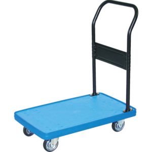 トラスコ TRUSCO トラスコ MKP-158-B MKP樹脂製台車 固定式 716×436 ブルー TRUSCO メーカー直送 代引不可 沖縄 離島不可