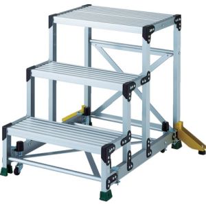 トラスコ中山 TRUSCO TSF型踏台 H750 アウトリガー MGキャスター付 TSF-3675-OC メーカー直送 代引不可