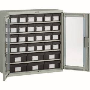 トラスコ TRUSCO トラスコ TD305L-24S6L バンラックケース L型 両開き扉 導電引出小X24 大X6個 H880 TRUSCO メーカー直送 代引不可 沖縄 離島不可