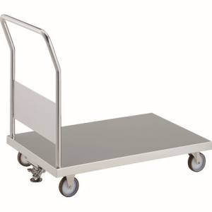 トラスコ TRUSCO トラスコ KAS-3-100NU-S 抗菌ステンレス天板台車 800X450 φ100NU ストッパ付 TRUSCO メーカー直送 代引不可 北海道 沖縄 離島不可