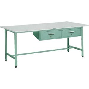 トラスコ TRUSCO トラスコ AE-1809FL2 AE型作業台 1800X900XH740 2列引出し付 GN色 TRUSCO メーカー直送 代引不可 北海道 沖縄 離島不可