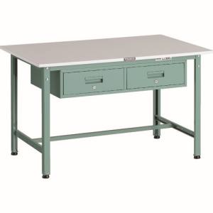 トラスコ TRUSCO トラスコ RAE-1200FL2 RAE型作業台 1200X750XH740 2列引出し付 GN色 TRUSCO メーカー直送 代引不可 北海道 沖縄 離島不可