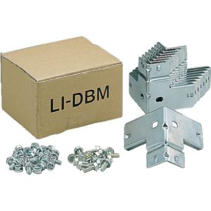 トラスコ TRUSCO トラスコ 軽量棚 中棚ボルトレス型用天地金具セット LI-DBM