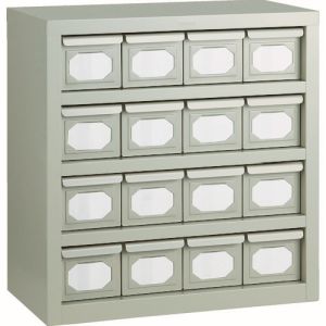 トラスコ TRUSCO トラスコ K型引出しユニット 592×609 V-1×16個 ネオグレー K-44N NG メーカー直送 代引不可