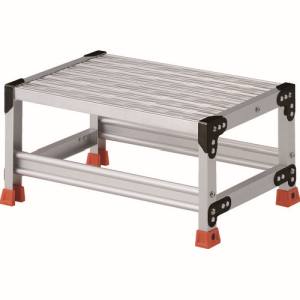 トラスコ TRUSCO トラスコ TSFGR-163 作業用踏台 アルミ製 グレーチング仕様 SUS金具 1段 高さ0.3m 天板600×400 TRUSCO メーカー直送 代引不可 沖縄 離島不可