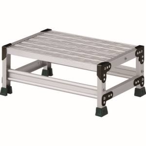 トラスコ TRUSCO トラスコ TSFGR-1625 作業用踏台 アルミ製 グレーチング仕様 SUS金具 1段 高さ0.25m 天板600×400 TRUSCO 直送 代引不可 沖縄 離島不可