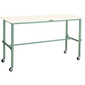 トラスコ TRUSCO トラスコ AEM型高さ調節作業台 1800×900 φ75キャスター付 1台 AEM-1809C75 メーカー直送 代引不可 北海道・沖縄・離島不可