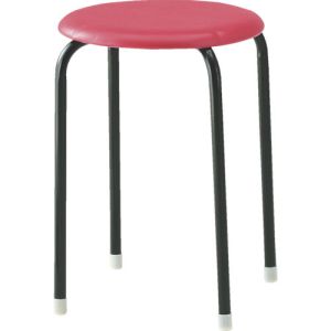 トラスコ TRUSCO トラスコ TC-19-R 丸イス 塗装脚 Φ320×H445 レッド TRUSCO メーカー直送 代引不可 北海道 沖縄 離島不可
