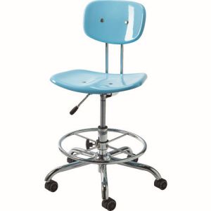 トラスコ中山 TRUSCO FRPクリーンルームチェア ライトブルー CC-FR1-LB メーカー直送 代引不可