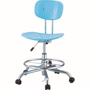 トラスコ中山 TRUSCO FRPクリーンルームチェア リング付 ライトブルー CC-FR1R-LB メーカー直送 代引不可