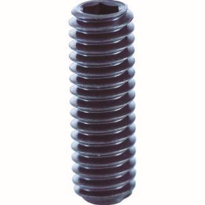 トラスコ中山 TRUSCO 六角穴付き止めネジ 平先 スチール M4×12 80本入 B63-0412