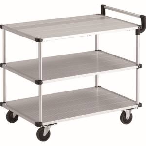 トラスコ TRUSCO トラスコ AL23-0948 アルミ台車 アルパカート 省音 3段式片袖タイプ 900×480mm TRUSCO メーカー直送 代引不可 北海道 沖縄 離島不可