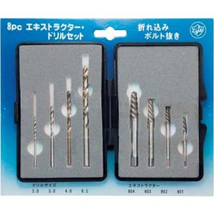 ライト精機 LightSEIKI ライト精機 ED-8 エキストラクタードリルセット