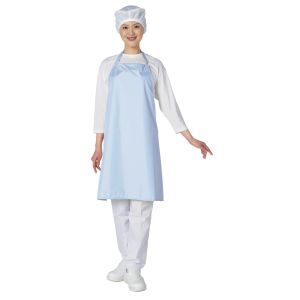 ワコウ ワコウ パステックエプロン E1520 ライトブルー