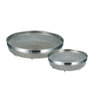 金伊工業 金伊工業 18-8 シェイプライン 浅型 ザル 25cm