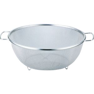 金伊工業 金伊工業 18-8 シェイプライン 両手付 丸ザル 22cm SH-008