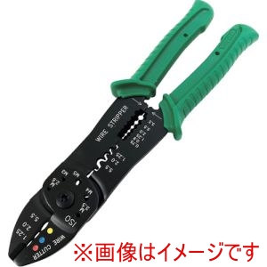 ベストツール BESTTOOL ベストツール WDP-402 WELL 電工ペンチ 裸端子圧着 絶縁端子圧着用 