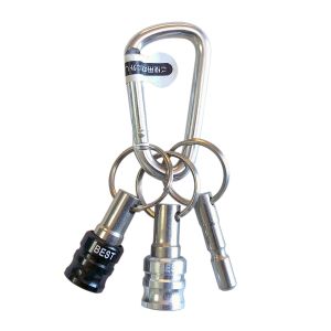 ベストツール BESTTOOL ベストツール BTH-22BLW 2pcs.ビットホルダー カラビナ付