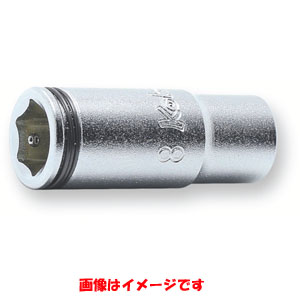 コーケン Ko-ken コーケン 2350X-10 1/4 6.35mm SQ.ナットグリップセミディープソケット 10mm