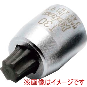 コーケン Ko-ken 山下 SP2025.19.5-T30 1/4 6.35mm SQ. トルクスビットソケット全長19.5mmT30