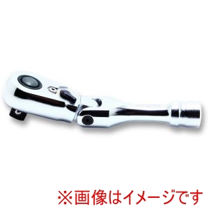 コーケン Ko-ken 山下 3726ZSB Z-EAL 3/8 9.5mm SQ. プッシュボタン式首振りラチェットハンドル ショート 全長120mm