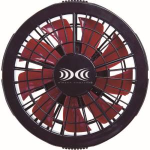 ジーベック XEBEC ジーベック 空調服 ワンタッチファン単体2個 クロ×アカ FAN2200R-999-888