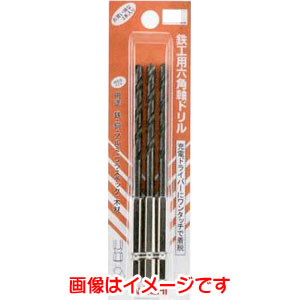 不二越 ナチ NACHI ナチ 6SD3P4.0 3本入 鉄工用六角軸ドリル 4.0X105mm NACHI 不二越