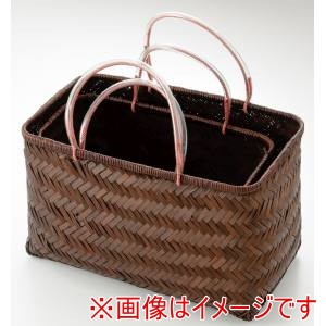 萬洋 MANYO 萬洋 15-411 アジロ角長買物籠 染 特大 S/2