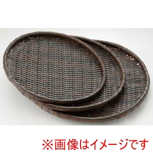 萬洋 MANYO 萬洋 91-174B 樹脂丸ザル 浅 茶 57×3.5