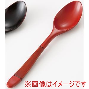 萬洋 MANYO 萬洋 27-061B カレースプーン 塗分け 朱