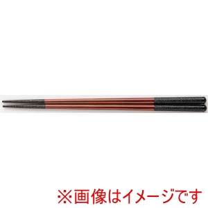 萬洋 MANYO 萬洋 26-510B 業務用洗浄機箸 若狭 黒 23cm