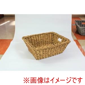 萬洋 MANYO 萬洋 91-442L 樹脂ウォーターヒヤシンス マルチバスケット 大 キャラメル