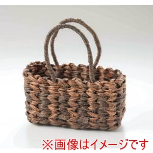 萬洋 MANYO 萬洋 91-440 樹脂ウォーターヒヤシンス手提げプチバック コーヒーブラウン