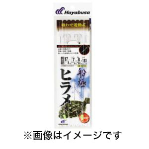 ハヤブサ Hayabusa ハヤブサ ヒラメ 喰わせ遊動トリプル 2本鈎2セット 上鈎 17 下鈎 8 ハリス 6 SD153
