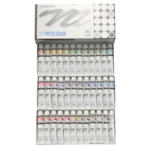 ニッカー絵具 ニッカー絵具 ポスターカラー 20ML PT36 36色セット PT36S