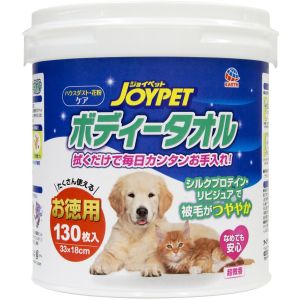 アースペット EARTH アースペット ジョイペット ボディータオルペット用 お徳用 130枚