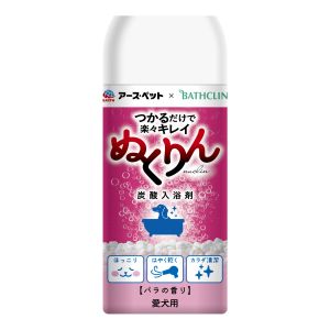 アースペット EARTH アースペット 愛犬用 炭酸入浴剤ぬくりん バラの香り 300g