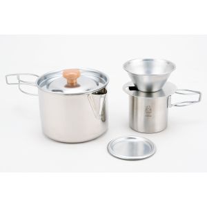 タマハシ エポラス タマハシ ツーリングケトルクッカー ドリッパー セット 収納用メッシュ袋付 PY-C007