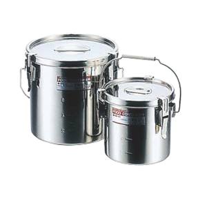 大屋金属 CLO モリブデン テーパーパッキン 汁食缶 24cm 目盛付 10.0L クローバー 大屋金属