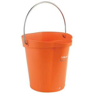 ヴァイカン Vikan Vikan ハイジーンバケット 蓋 オレンジ 6L 56897 ヴァイカン