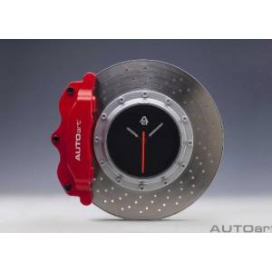 ゲートウェイオートアート ゲートウェイオートアート ブレーキディスク クロック レッドキャリパー/シルバーセンター 40011