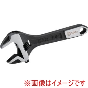 SATA SATA 47122 広口モンキーレンチ150mm 黒染